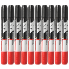 晨光双头双色白板笔S15黑+红AWMT5101  10支装/盒