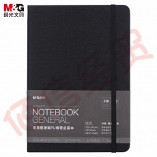 ■晨光(M&G)文具A5/25K 100张黑色办公笔记本  单本装APYE8T72