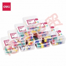 得力(deli)0021彩色工字钉(混)(35枚/盒)20盒