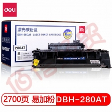 ■得力(deli)DBH-280A 黑色激光打印机硒鼓 DBH-280AT易加粉单支装