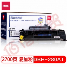 ■得力（deli）DBH-280AT 硒鼓/碳粉盒（适用适用惠普HP LaserJet 400 M401n/d/dn/dw 400 M425dn/dw） 黑色