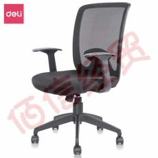 得力（deli）电脑椅 办公椅 转椅人体工学网布椅子 时尚升降座椅 4903