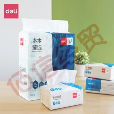 得力（deli）MR2150-01 软包抽纸巾面巾纸卫生纸 2层150抽 6提/箱（计价单位：箱）