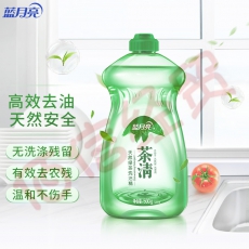蓝月亮 茶清洗洁精 500g/瓶 洗涤灵 果蔬餐具清洗剂 食品可用 高效去油 12瓶/箱（单瓶价）（整箱售）