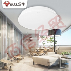 公牛（BULL）吸顶灯 LED圆形卧室灯玄关过道灯走廊阳台灯现代简约白色8W色温5700K