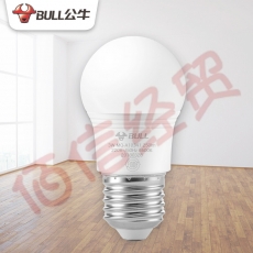 公牛 MQ-A10341 LED灯泡 节能球泡灯 E27螺口球泡灯 3W球泡白光6500KE27 20只装/箱 商用