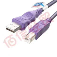 金佳佰业  高速USB2.0打印线USB线大方转小方电脑打印机方口连接线1.5/3/5/7.6/10 1.5米(黑色）