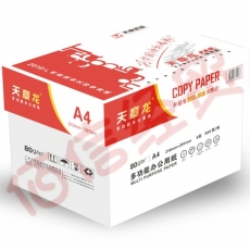 天章办公（TANGO）企业定制 天章龙 80gA4 复印纸 500张/包 5包/箱（2500张）LZ