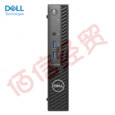 戴尔（DELL）Optiplex3000MFF台式机商用办公电脑主机 I5-12500T 8G 256G+1T 蓝牙无线