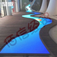聚徽 LED地砖屏商场舞台地面动态电子显示屏酒吧防水智能互动感应地板屏 P2.5互动地砖屏（1㎡）(其它尺寸咨询客服)