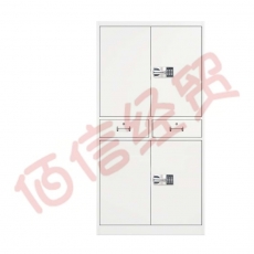 京中柜  资料柜1000*400*2000mm 灰白色（不含上楼和安装）