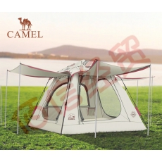 骆驼（CAMEL）【牧云】户外露营全自动帐篷三门便携折叠野营野餐防雨防晒UPF50+ 营地（印花款；UPF50+）