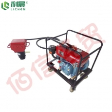 利晨柴油打桩机植桩机打墩机河堤防汛抗洪抢险光伏建筑防护栏木桩角钢