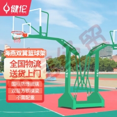 健伦JLAA176户外标准篮球架比赛训练训练比赛专用 海燕式双翼凹箱标