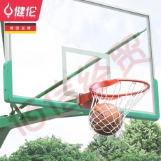 健伦（JEEANLEAN）JL-B122 篮球板室内外钢化玻璃成人标准篮板铝包边1.2厚+实心篮筐