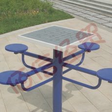 健伦（JEEANLEAN）不锈钢棋牌桌户外健身器材公园室外老年人社区广场体育用品