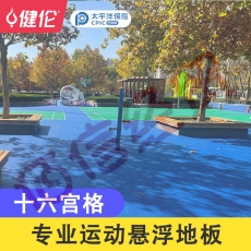 健伦（JEEANLEAN）悬浮地板 室内外学校篮球场运动场地专用十六宫格JLGDC8