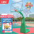 健伦篮球架标准成人户外移动梯式凹箱篮球架（送货上门）