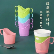 塑料杯托一次性纸杯杯托