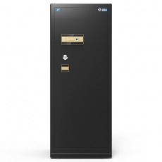 虎牌保险柜家用办公小型国标认证保险箱150cm指纹密码全钢防盗财务专用保密柜 尊虎系列 商务黑