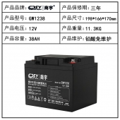 商宇（CPSY）UPS不间断电源电池 商宇原装电池 商宇电池 GW1238