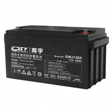 商宇胶体电池GWJ1265 UPS不间断电源电池 商宇原装电池 机房UPS专用蓄电池