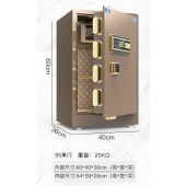 虎牌小型保险箱-尊贵黑-60型-指纹款