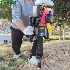 利晨取土钻机便携式土壤取样设备地质勘探勘察采集采样器环境检测调查 四冲程取土机