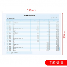 西玛账簿纸A4总分类账明细账210*297mm现金日记账多栏明细账主辅页用友软件适用 1000份/箱 KZJ101总分类账（明细账）（整箱售）