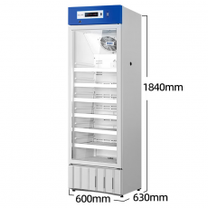 海尔（Haier）医用冷藏柜2-8度/8-20度药品阴凉柜冷藏箱风冷无霜展示柜冰柜医药冷柜药品柜保鲜柜医院疫苗实验室 2~8℃冷藏箱HYC-310S 带门锁+USB