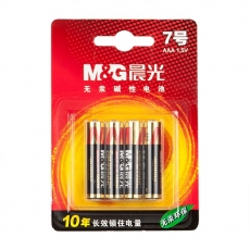 晨光7号碱性电池（4粒吸卡）ARC92557